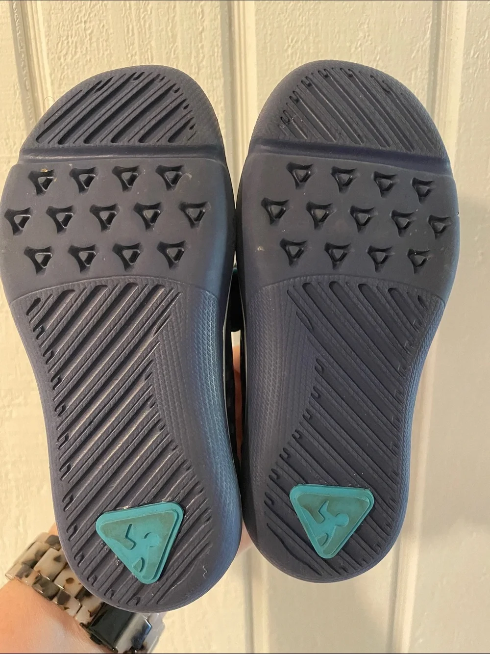 PLAE Kids Navy Blue Water Shoes sandals with  velcro Strap